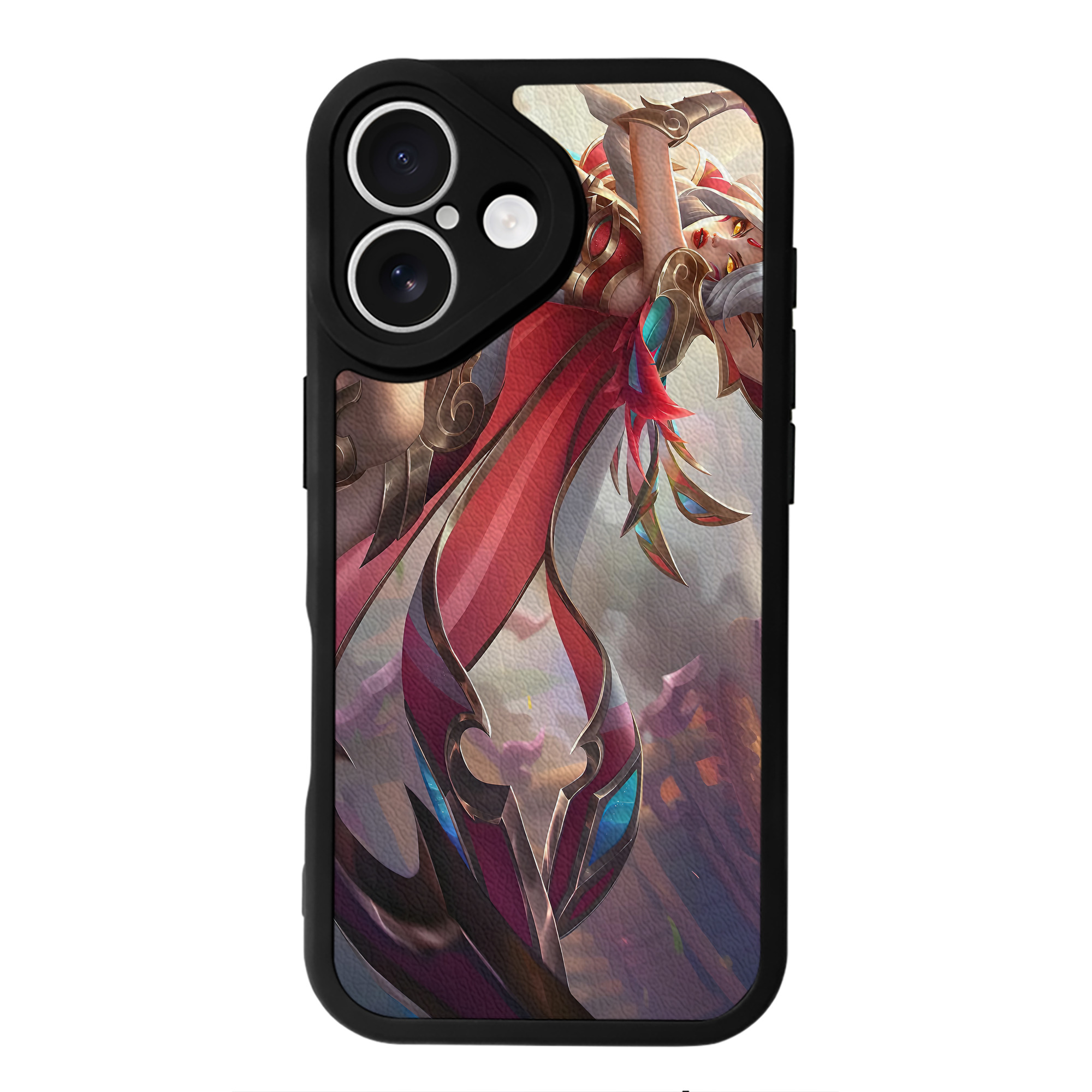 リーグ・オブ・レジェンド League of Legends LOL 【iPhone 16シリーズ対応】シリコンスマホケース（レザー調） 材質：シリコン